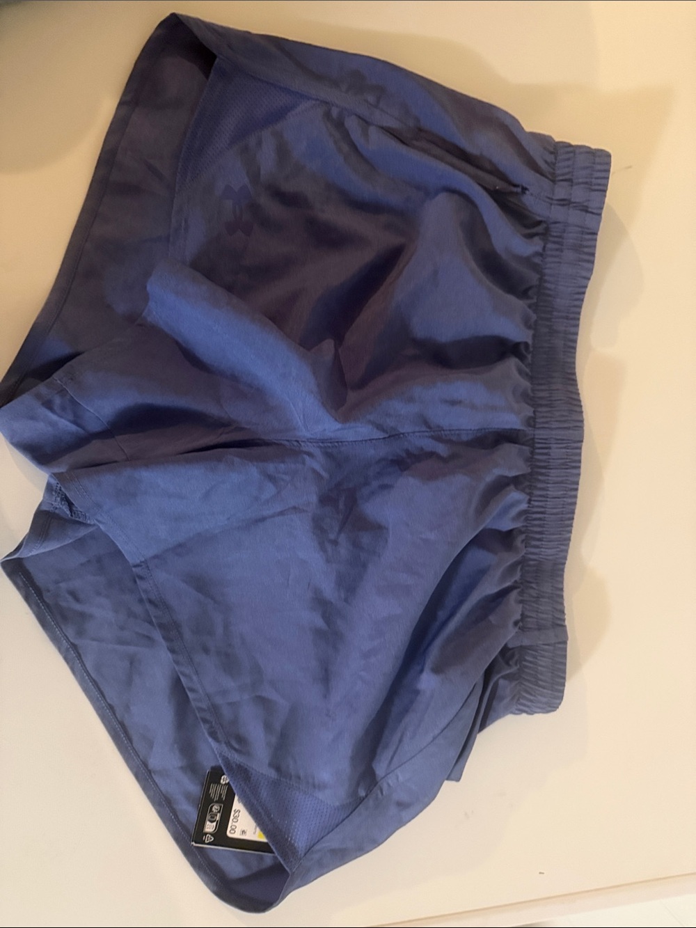 Under Armour Navy Blue Athletic Shorts with Drawstring